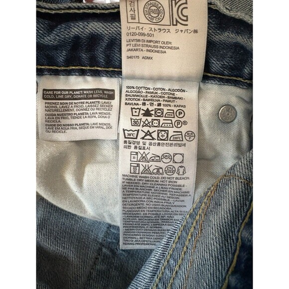 Levi's 511 Jeans Men's 33 x 31 Blue Denim Slim Straight Medium Wash 100% Cotton - Picture 3 of 13